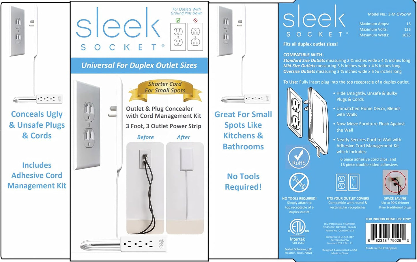 Ultra-Thin Outlet Concealer Kit