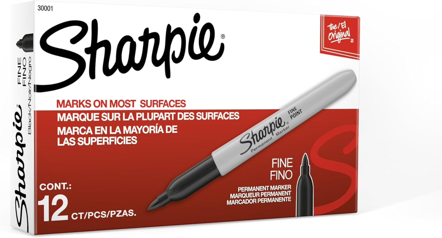 Sharpie Black Permanent Markers