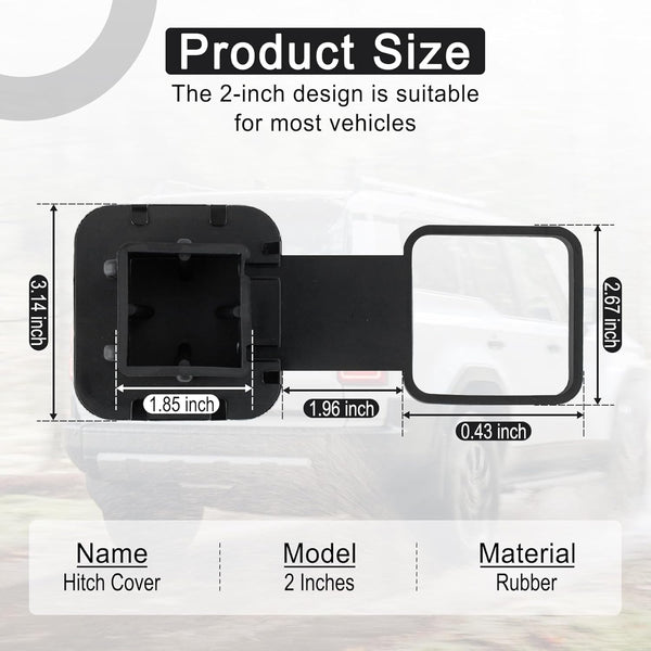 American Flag Hitch Cover
