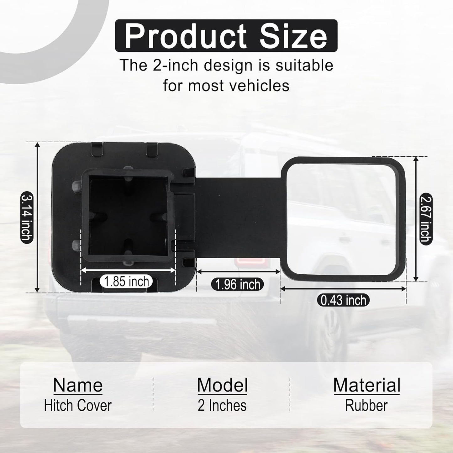 American Flag Hitch Cover