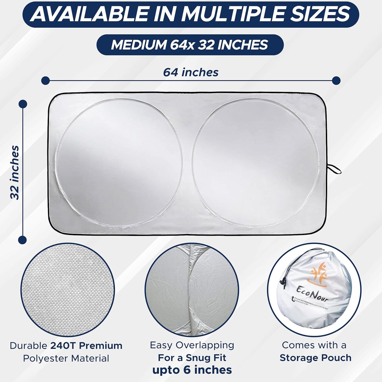 EcoNour Car Sunshade Shield