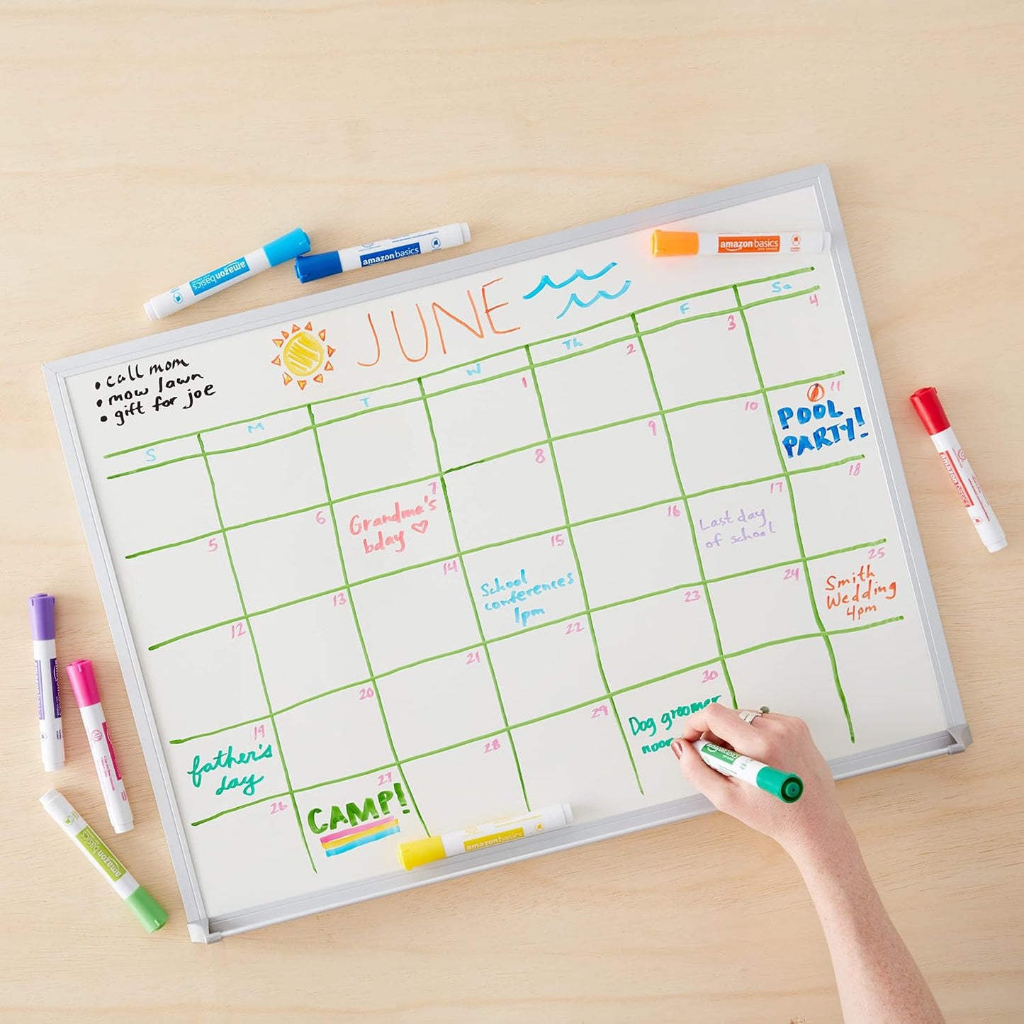 Vibrant Whiteboard Marker Set