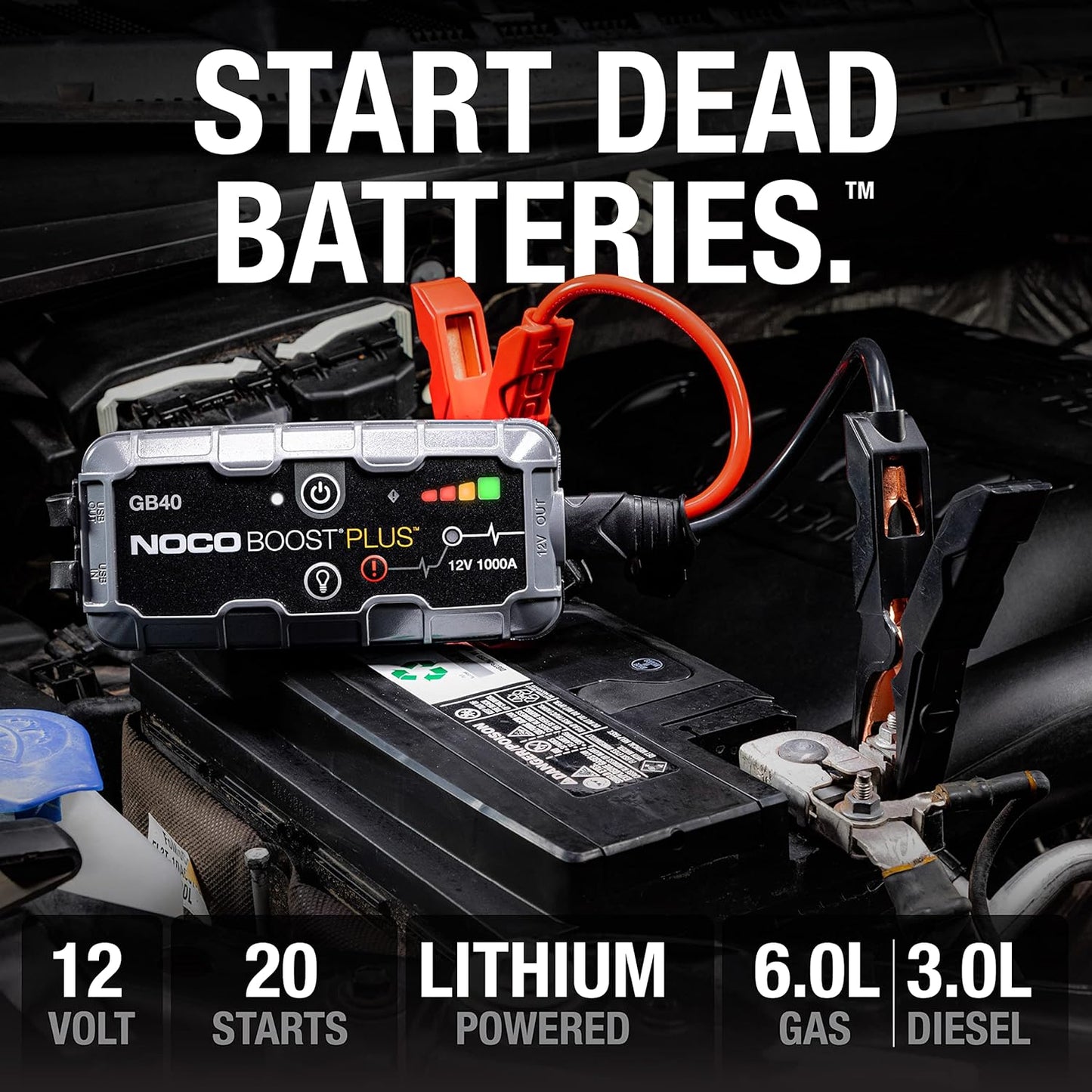 Portable Power Jump Starter